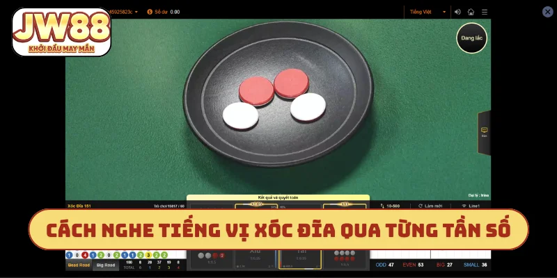 Cách nghe tiếng vị xóc đĩa qua từng tần số