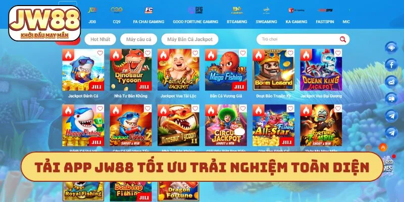 Tải app JW88 tối ưu trải nghiệm toàn diện