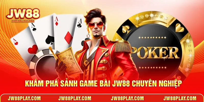 Khám phá sảnh Game bài JW88 chuyên nghiệp